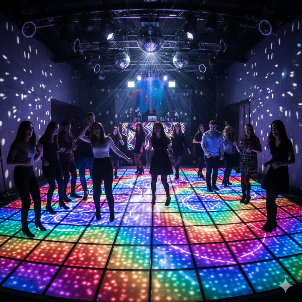 Interactive LED Dance Floor